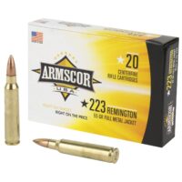 Armscor 223 Remington 55 Grain FMJ 20 Rounds